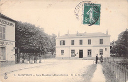 FRANCE - 76 - MONTIGNY - Gare Montigny Beauchamps - CLC -  Carte Postale Ancienne - Andere & Zonder Classificatie