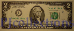 UNITED STATES OF AMERICA 2 DOLLARS 2003 PICK 516a PREFIX "I" UNC - Federal Reserve Notes (1928-...)