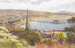 CPA WESTON SUPER MARE- TOWN PANORAMA, UNSIGNED ILLUSTRATION - Weston-Super-Mare