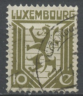 Luxembourg - Luxemburg 1930 Y&T N°232 - Michel N°233 (o) - 10c Armoirie - 1926-39 Charlotte Right-hand Side