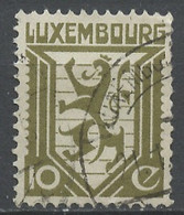Luxembourg - Luxemburg 1930 Y&T N°232 - Michel N°233 (o) - 10c Armoirie - 1926-39 Charlotte De Profil à Droite
