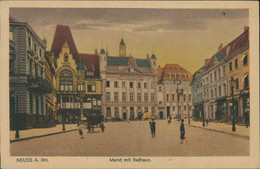 DE NEUSS /  Markt Mit Rathaus / CARTE COULEUR - Neuss