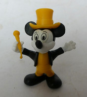 FIGURINE KINDER DISNEY MONTABLE PLASTIQUE MICKEY AVEC UN MICRO 1990 COMPLET - Montables