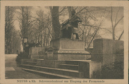 DE NEUSS / Schwanndenkmal Am Eingang Der Promenade / - Neuss