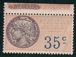 France Fiscaux N°63 - Neuf ** Sans Charnière - TB - Timbres