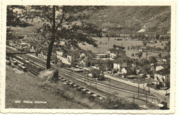 BIASCA Stazione Mit Bahnwagen - Biasca