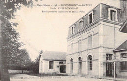 FRANCE - 79 - SECONDIGNY En GATINE - Ecole Cherbonneau - Jeune Fille -  Carte Postale Ancienne - Secondigny