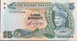 Malaysia 5 Ringgit, P-20 (1983) - UNC - RARE / Last Prefix - Malasia