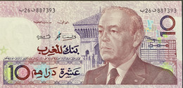 Morocco 10 Dirham, P-63b (1991) - UNC - Maroc