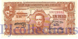 URUGUAY 1 PESO 1939 PICK 35a AU/UNC - Uruguay