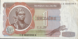 Zaire 1 Zaire, P-19b (27.10.1980) - About Uncirculated - Zaïre