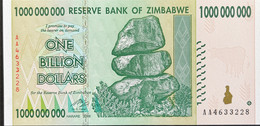 Zimbabwe 1.000.000.000 Dollars, P-83 (2008) -  UNC - Zimbabwe