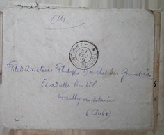 0 5 Carte Ou Lettre Fm   Sp Escadrille Bréguet 228  Mailly - Poste Aérienne Militaire