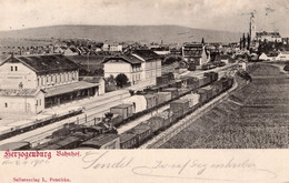 HERZOGENBURG - BAHNHOF - CARTOLINA FP SPEDITA NEL 1901 - Herzogenburg