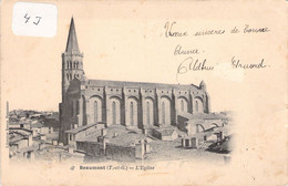 FRANCE - 81 - BEAUMONT - L'église -  Carte Postale Ancienne - Andere & Zonder Classificatie