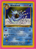 Carte Pokemon Francaise 1995 Wizards Fossile 35/62 Akwakwak 70pv Neuve 1 Edition - Wizards