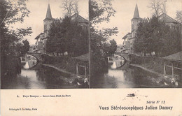 FRANCE - 64 - SAINT JEAN PIED DE PORT - Pays Basque - Vue Stéréoscopiques -  Carte Postale Ancienne - Saint Jean Pied De Port