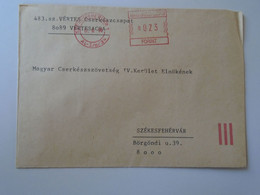 D193659  Hungary EMA Red Meter Freistempel Székesfehérvár Vértesacsa- Cserkész Scouts Pfadfinder  Scouting - Timbres De Distributeurs [ATM]