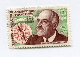 T. A. A. F. N°19 OBLITERE 25e ANNIVERSAIRE DE LA DISPARITION EN MER DU COMMANDANT CHARCOT - Used Stamps