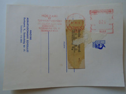 D193663   Hungary  Program  Invitation  - EMA Red Meter Freistempel  1967 - Műszaki Egyesületek Budapest -Pásztó - Viñetas De Franqueo [ATM]