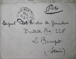 0 5 Carte Ou Lettre Fm   Sp Aviation Escadrille BR 228 Le Bourget - Poste Aérienne Militaire