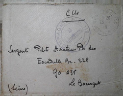 0 5 Carte Ou Lettre Fm   Sp Aviation Escadrille BR 228 Le Bourget - Militärische Luftpost