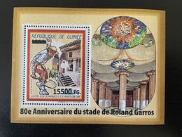 Guinée Guinea 2008 Mi. Bl. 1642 Surchargé Overprint Olympic Games Barcelona 1992 Jeux Olympiques Roland Garros Tennis - Tennis