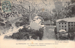 FRANCE - 84 - FONTAINE DE VAUCLUSE - La Sorgue Et Les Papeteries -  Carte Postale Ancienne - Other & Unclassified