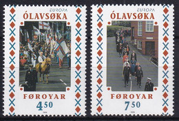 MiNr. 338 - 339 Dänemark Färöer 1998, 18. Mai. Europa: Nationale Feste Und Feiertage  Postfrisch/**/MNH - Féroé (Iles)