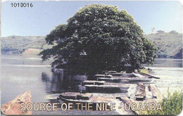 Uganda - UPTC - Source Of The Nile, Philips Chip, 50U, 50.000ex, Used - Ouganda