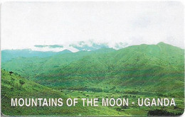 Uganda - UPTC - The Mountains Of The Moon, Gem1B Not Symmetr. White/Gold, 10U, 200.000ex, Used - Oeganda