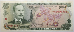 Costa Rica - 5 Colones - 1985 - PICK 236d.17 - SPL - Costa Rica