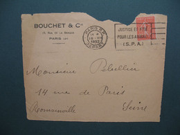 Semeuse   Perforé BC 51 Sur Devant De Lettre  Bouchet & Cie   1932 - Storia Postale