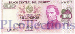 URUGUAY 1000 PESOS 1974 PICK 52 AUNC - Uruguay