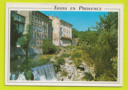 83 TRANS En Provence Cascade Sur La Nartuby Postée Du Muy Le Moulin De L'Antiquaire Au Dessus De La Cascade - Le Muy