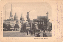 BELGIQUE - Souvenir De Gand - Le Marché Du Vendredi - Nels - Carte Postale Ancienne - Saluti Da.../ Gruss Aus...