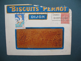 Semeuse  Perforé BP 156  Sur Lettre Biscuits Pernot   1931 - Covers & Documents