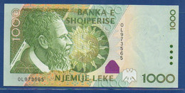 ALBANIA - P.69 – 1.000 1000 LEKE 2001 UNC, Serie OL973565 - Albanien