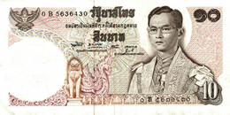 M19 - THAÏLANDE - Billet De 10 Bath - Tailandia