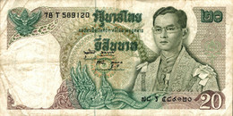M19 - THAÏLANDE - Billet De 20 Bath - Tailandia