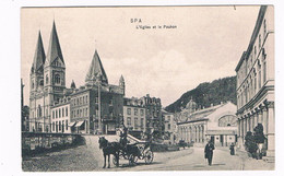 B-9316  SPA : L'Eglise Et Le Pouhon - Spa