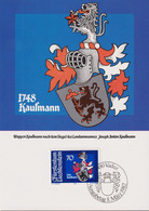 1982 Liechtenstein MC 30, Mi:LI 794, Yt:LI 735, Zum:LI 733,  Landammänner III, Anton Kaufmann - Cartas & Documentos