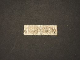 ITALIA REGNO - PACCHI POSTALI - 1923 STEMMA AQUILA 60su5 C. - TIMBRATO/USED - Paketmarken