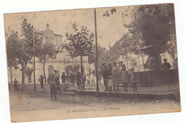 LE BEAUSSET   LA FONTAINE -BELLE CARTE ANIMEE   1916 - Le Beausset