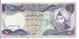 IRAK 10 DINARS 1980-82 VF P 71 - Iraq