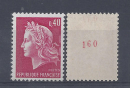 MARIANNE CHEFFER - ROULETTE Avec N° ROUGE N° 1536Bc - NEUF SANS CHARNIERE - Coil Stamps
