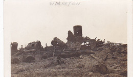 COMINES WARNETON TURM Photo Allemande 1° Guerre - Komen-Waasten