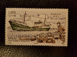 Pierre Miquelon 2023 SPM Boat Trawler Ship LE RODRIGUE Barca Boot Chalutier Spec 1v Mnh - Nuovi