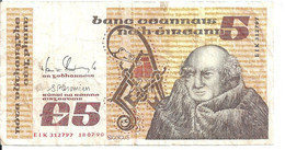 IRELANDE 5 POUNDS 1990 VF P 71 E - Ierland