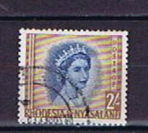 Rhodesia And Nyasaland 1954: Michel 12 Used, Gestempelt (2) - Rhodesia & Nyasaland (1954-1963)